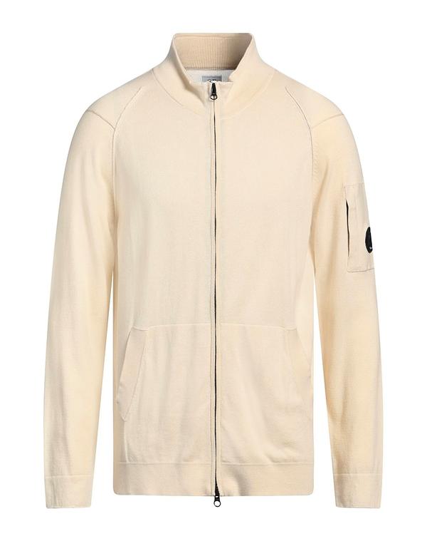 シーピーカンパニー メンズ アウター カーディガン C.P. COMPANY カーディガン Off White オフホワイト|ReVida 店