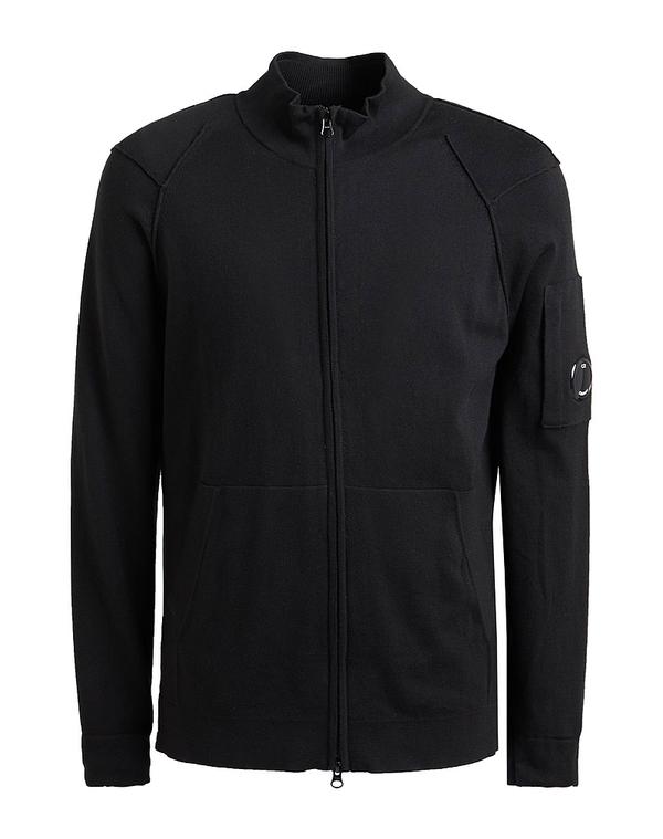 シーピーカンパニー メンズ アウター カーディガン C.P. COMPANY カーディガン Black ブラック｜ReVida 店