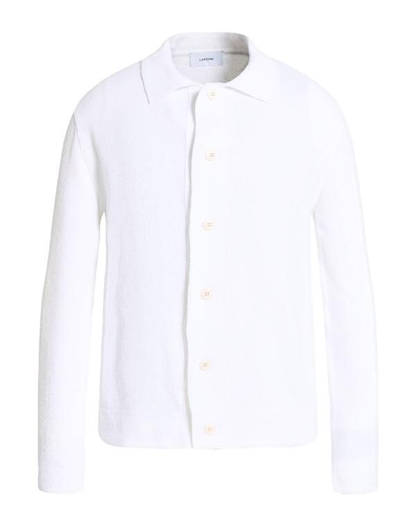 ラルディーニ メンズ アウター ジレー LARDINI ジレー White 白いこと