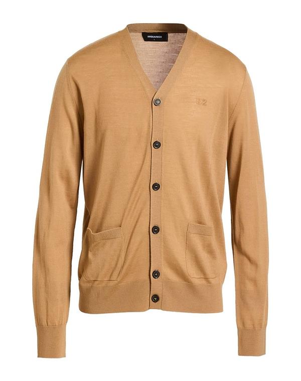 ディースクエアード メンズ アウター カーディガン DSQUARED2 カーディガン Camel キャメル