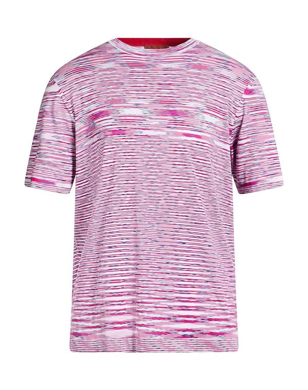 ミッソーニ メンズ トップス シャツ MISSONI プルオーバー Magenta マゼンタ