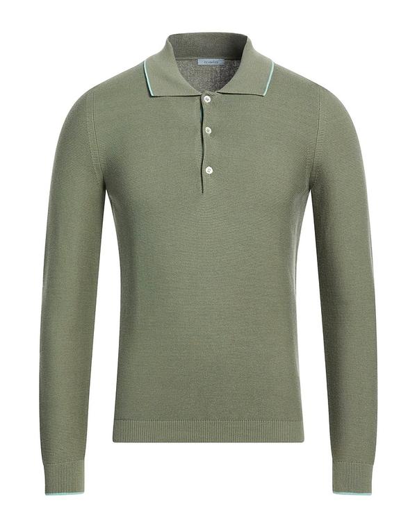 マロ メンズ トップス シャツ MALO プルオーバー Military Green グリーン