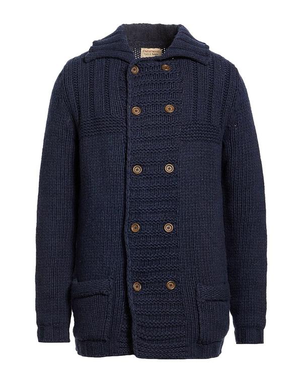 カオス メンズ アウター カーディガン KAOS カーディガン Navy ネイビー