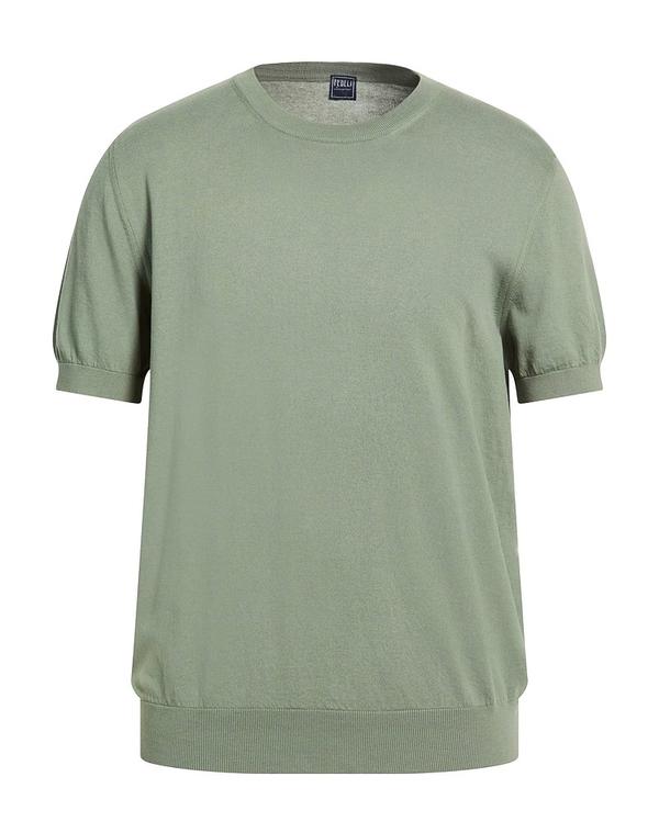 フェデーリ メンズ トップス シャツ FEDELI プルオーバー Sage Green グリーン