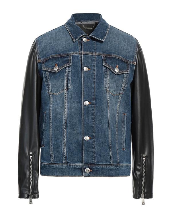 ジョン リッチモンド メンズ アウター ジャケット・ブルゾン JOHN RICHMOND デニムブルゾン Blue ブルー