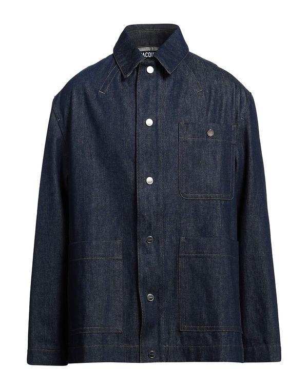ジャクエムス メンズ アウター ジャケット・ブルゾン JACQUEMUS デニムブルゾン Blue ブルー