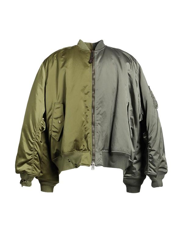 バレンシアガ メンズ アウター ジャケット・ブルゾン BALENCIAGA ブルゾン Military Green グリーン