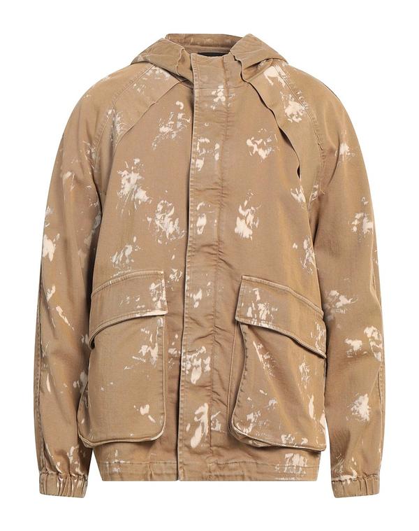 ドンダップ メンズ アウター ジャケット・ブルゾン DONDUP デニムブルゾン Khaki カーキ