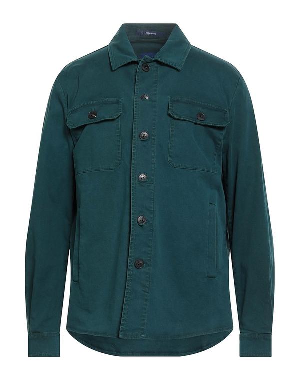 ドルモア メンズ トップス シャツ DRUMOHR 無地シャツ Deep Teal ティール