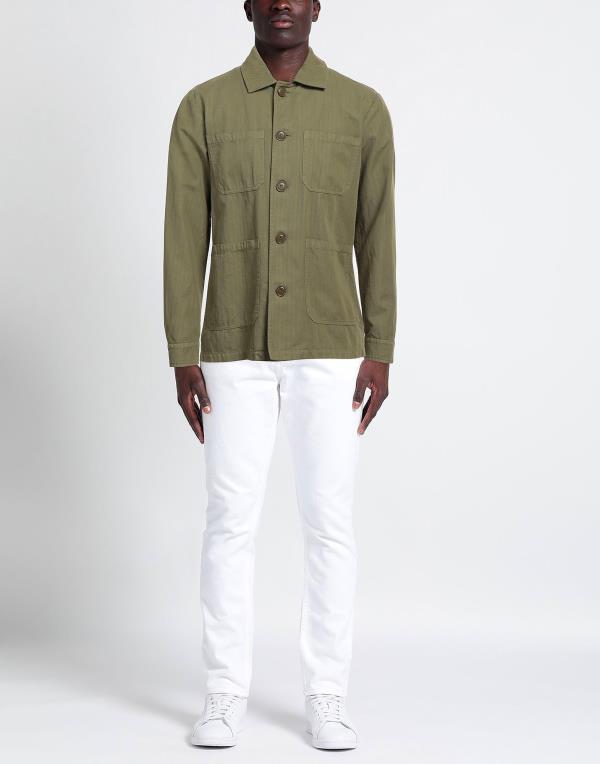 ALTEA アルテア シャツ トップス メンズ Shirts Military green - 通販