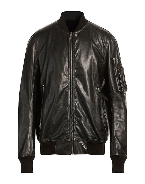 リックオウエンス メンズ アウター ジャケット・ブルゾン RICK OWENS ブルゾン Black ブラック