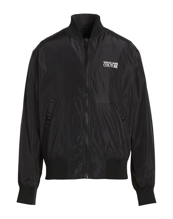 ヴェルサーチ メンズ アウター ジャケット・ブルゾン VERSACE JEANS COUTURE ボンバージャケット Black ブラック
