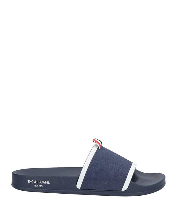トム赤銅色 メンズ シューズ サンダル THOM BROWNE 横すべりサンダル＆家庭用スリッパ Navy 米国海軍