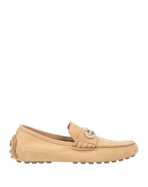 フェラガモ メンズ シューズ スリッポン・ローファー FERRAGAMO モカシン Camel キャメル