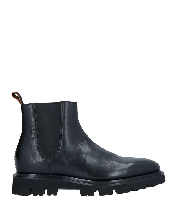 サントーニ メンズ シューズ ブーツ・レインブーツ SANTONI ショートブーツ Black ブラック