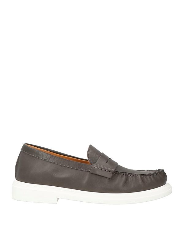 ダン吸血鬼 メンズ シューズ スリッポン・ローファー DUNHILL モカシン Gray 薄墨色