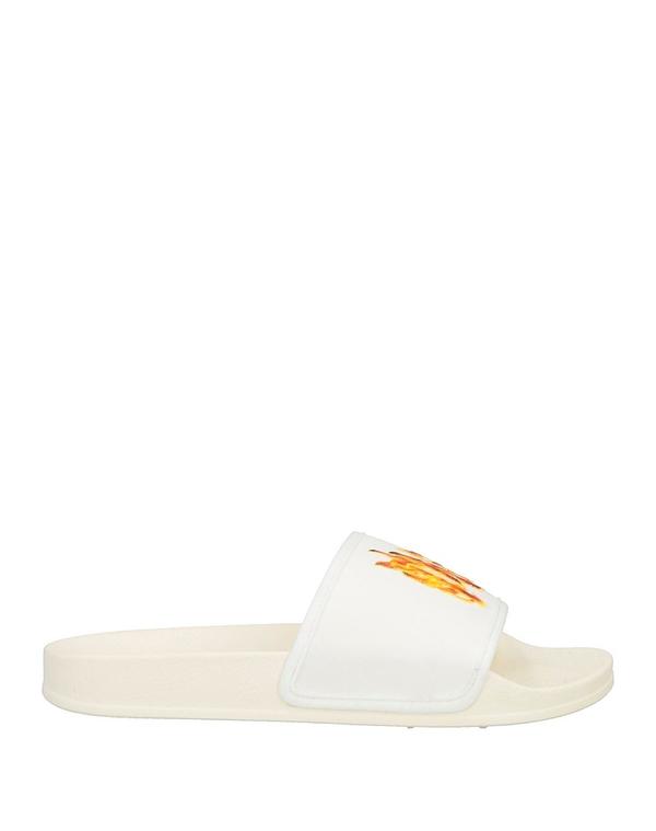 パーム・エンジェルス メンズ シューズ サンダル PALM ANGELS 横すべりサンダル＆家庭用スリッパ White 白いこと
