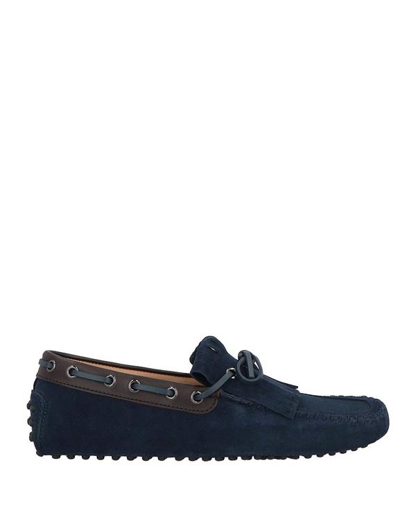トッズ メンズ シューズ スリッポン・ローファー TOD\u0027S モカシン Midnight Blue 青色
