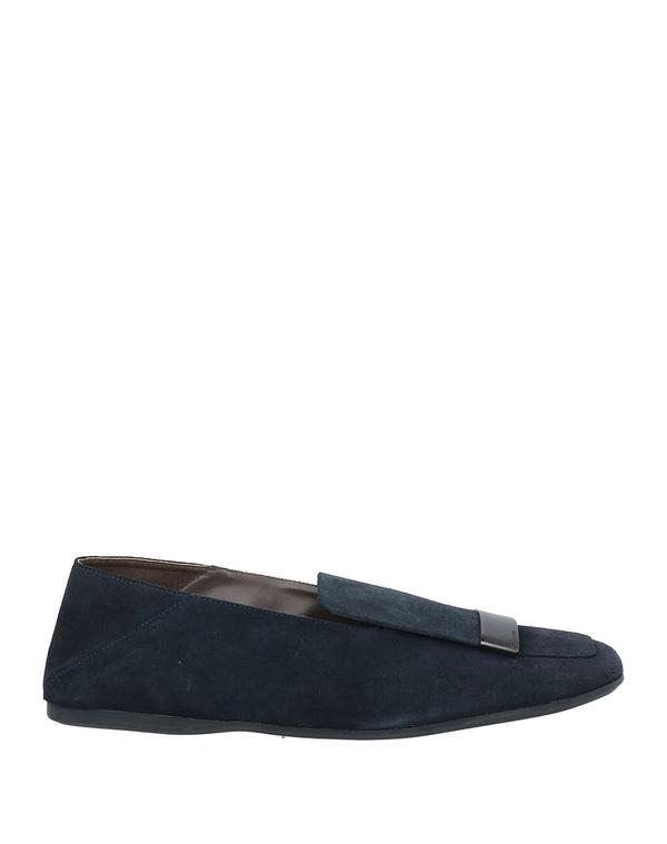 セルジオロッシ メンズ シューズ スリッポン・ローファー SERGIO ROSSI モカシン Midnight Blue ブルー