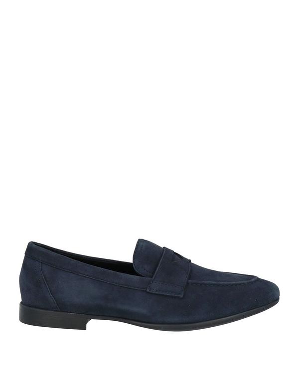 ジェオックス メンズ シューズ スリッポン・ローファー GEOX モカシン Midnight Blue ブルー|ReVida 店