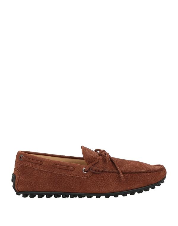 トッズ メンズ シューズ スリッポン・ローファー TOD\u0027S モカシン Chocolate Brown 赤銅色