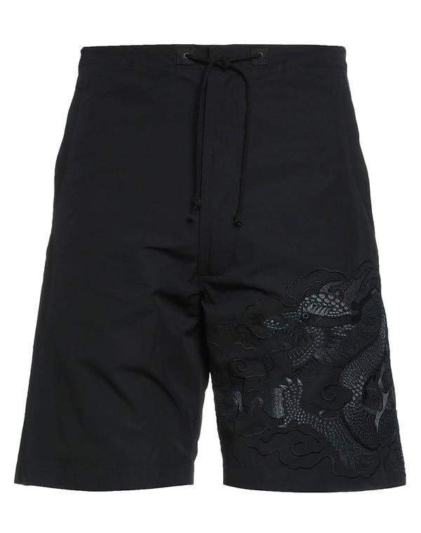 マハリシ メンズ ボトムス ハーフパンツ・ショーツ MAHARISHI ショートパンツ＆バミューダパンツ Black ブラック