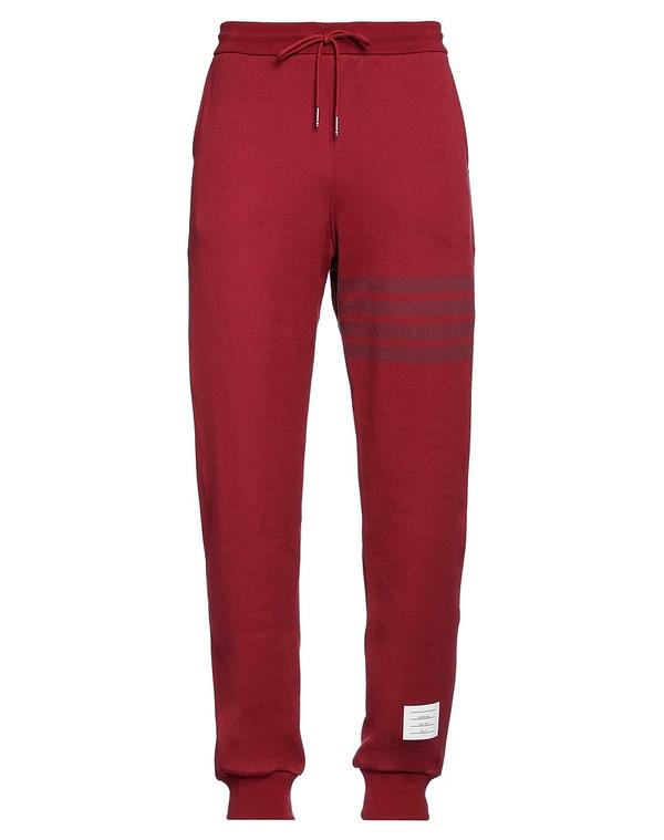 トムブラウン メンズ ボトムス カジュアルパンツ THOM BROWNE スポーティパンツ Burgundy バーガンディ