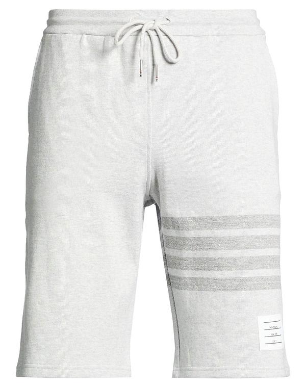 トムブラウン メンズ ボトムス ハーフパンツ・ショーツ THOM BROWNE ショートパンツ＆バミューダパンツ Light Gray グレー