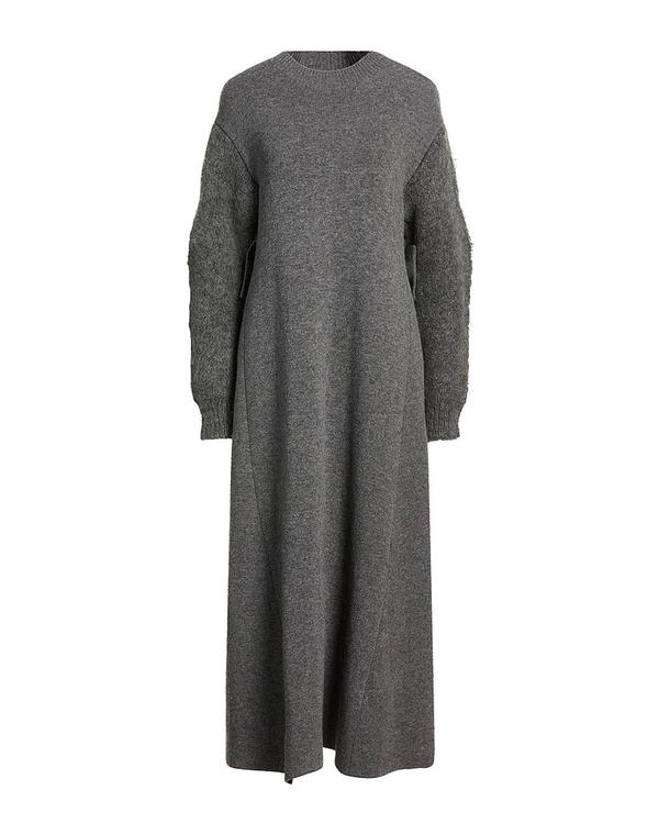 ジル・サンダー レディース ドレス ミディ丈ワンピース JIL SANDER ひざ丈ワンピース Gray グレー