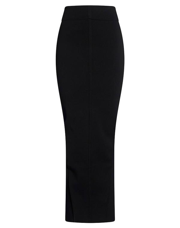 リックオウエンス レディース ボトムス マキシ丈スカート RICK OWENS ロングスカート Black ブラック