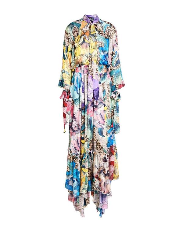 ジャストカバリ レディース ドレス JUST CAVALLI ロングワンピース・ドレス Beige ベージュ