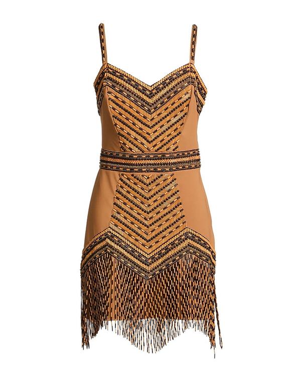 エリザベッタフランキ レディース ドレス ELISABETTA FRANCHI パーティドレス Camel キャメル