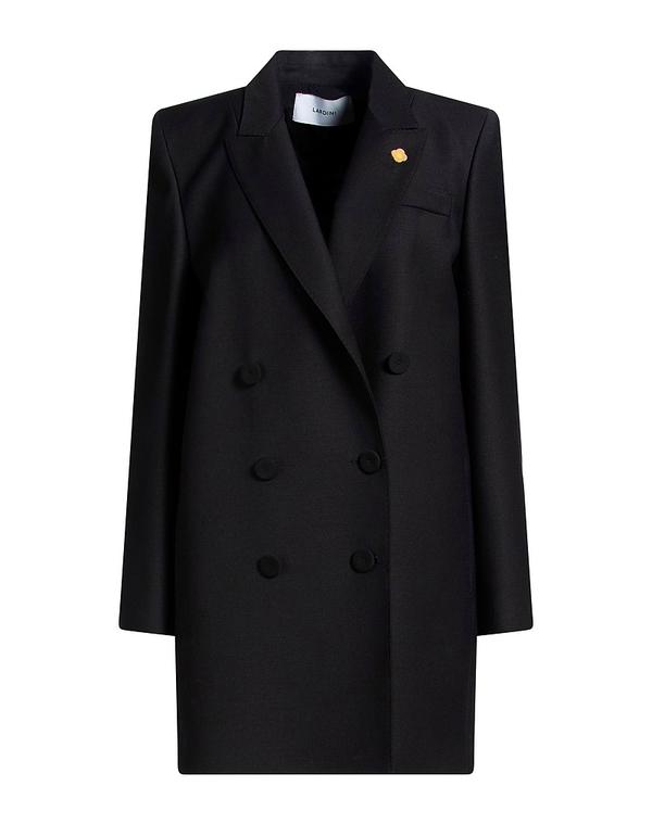 ラルディーニ レディース アウター LARDINI ピーコート＆ダブルブレスト Black ブラック