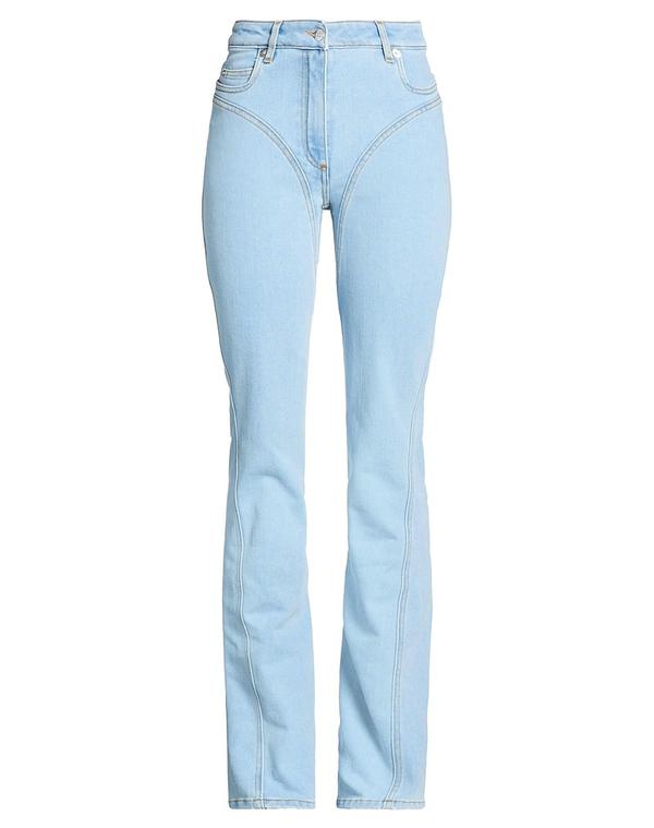 マグラー レディース ボトムス ジーンズ MUGLER ブーツカット Blue ブルー｜ReVida 店