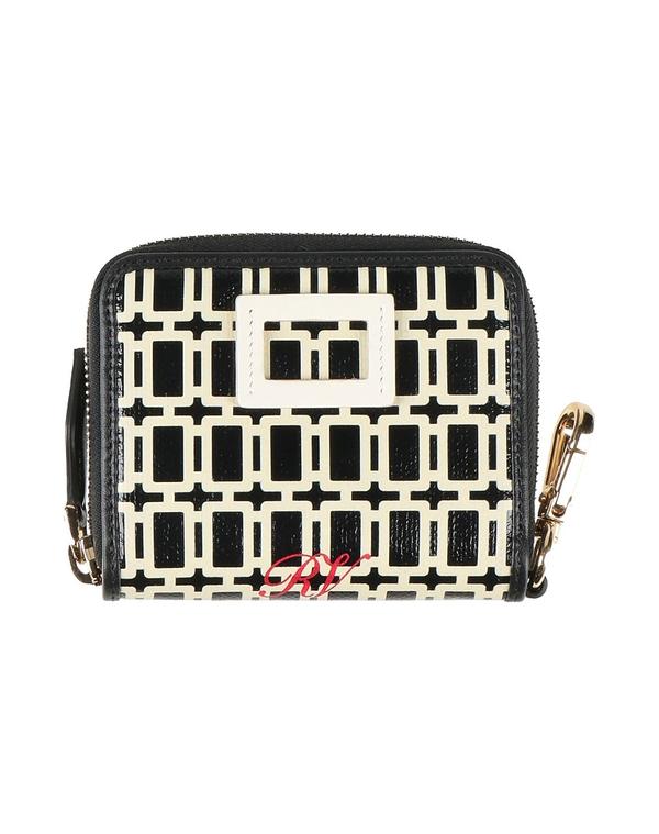 ロジェ・ヴィヴィエ レディース なめし革小物 紙入れ ROGER VIVIER 紙入れ Ivory 象牙色
