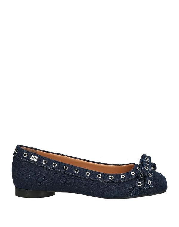 ガニー レディース シューズ GANNI バレリーナ Blue ブルー