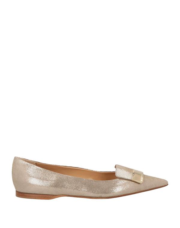 セルジオロッシ レディース シューズ SERGIO ROSSI バレリーナ Gold ゴールド｜ReVida 店