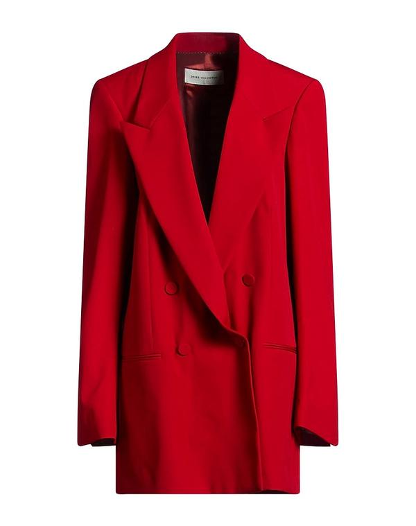 ドリス・ヴァン・ノッテン レディースーツ ブレザー DRIES VANOTEN テーラードジャケット Red レッド