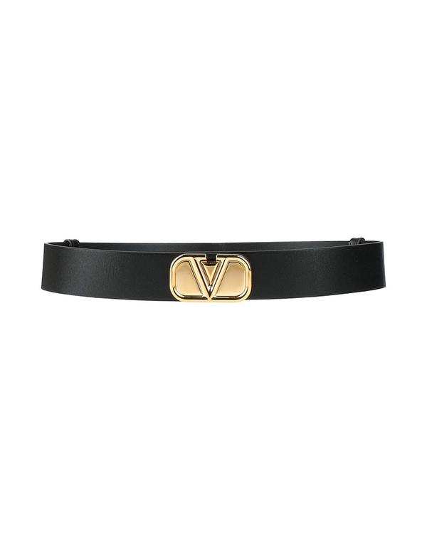 ヴァレンティノ レディース レザー小物 ベルト VALENTINO GARAVANI レギュラー幅ベルト Black ブラック