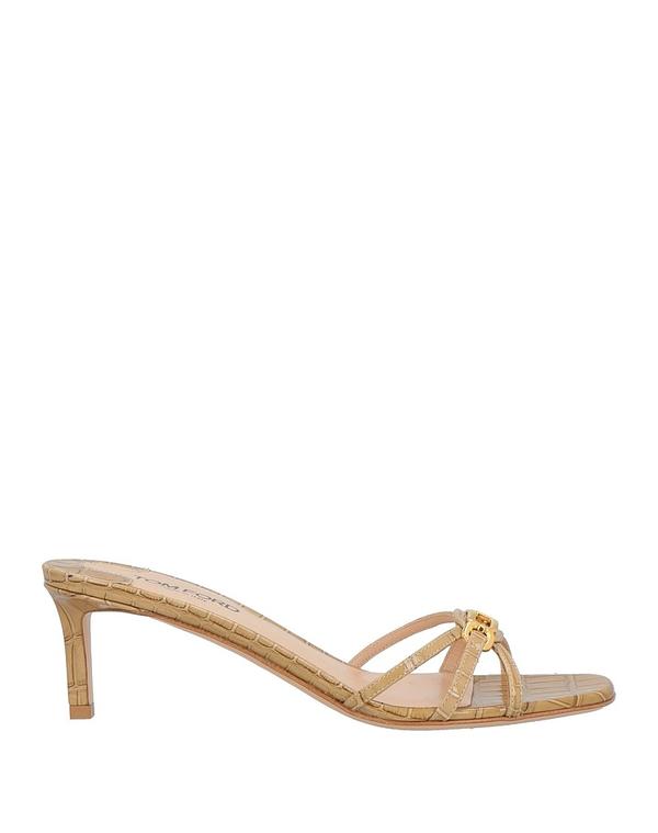 【送料無料】 トム・フォード レディース サンダル シューズ サンダル Beige｜ReVida 店