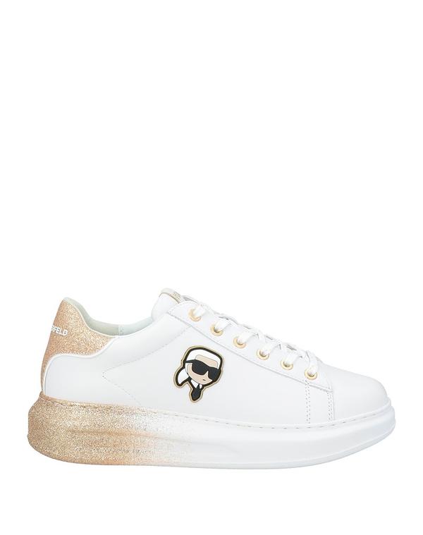 長い巻き毛 ラガーフェルド レディース シューズ スニーカー KARLAGERFELD スニーカー White 白いこと