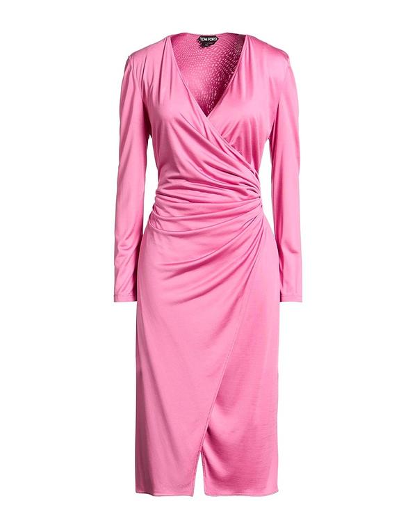 トム・フォード レディース ドレス ミディ丈ワンピース TOM FORD パーティ向けドレス＆ワンピース Pink ピンク