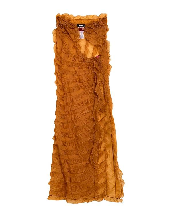 ディースクエアード レディース ドレス DSQUARED2 ロングワンピース・ドレス Camel キャメル