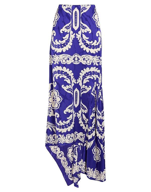 エトロ レディース ボトムス マキシ丈スコート ETRO ロングスコート Purple パープル
