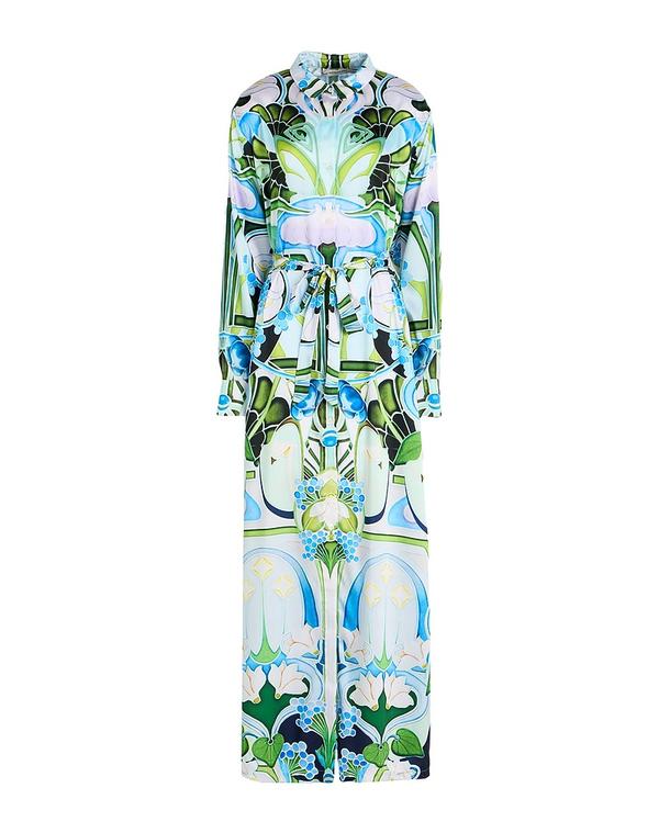 マリーカトランゾー レディース ドレス MARY KATRANTZOU ロングワンピース・ドレス White ホワイト