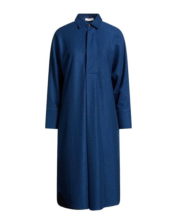 フェデーリ レディース ドレス ミディ丈ワンピース FEDELI ニットドレス Navy ネイビー