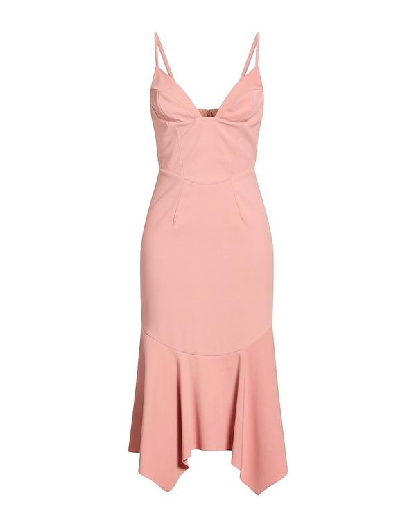 ディースクエアード レディース ドレス ミディ丈ワンピース DSQUARED2 ひざ丈ワンピース Antique Rose|ReVida 店