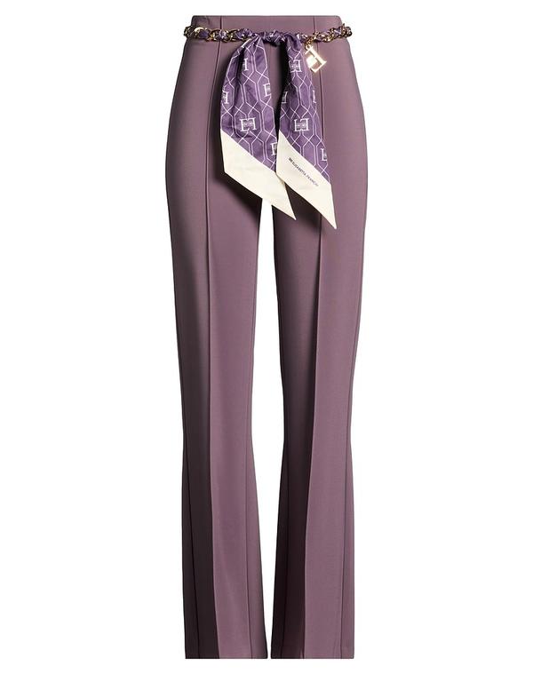 エリザベッタフランキ レディース ボトムス パンツ ELISABETTA FRANCHI フレアカットパンツ Purple パープル|ReVida 店