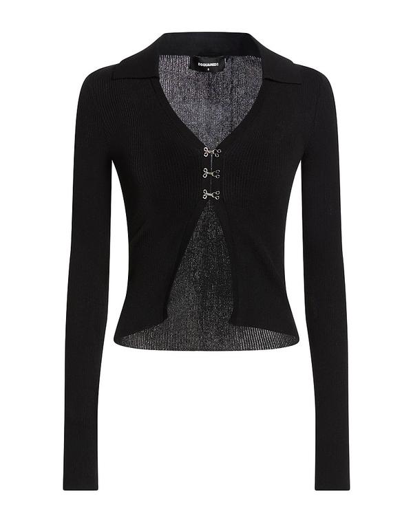 ディースクエアード レディース ニット カーディガン DSQUARED2 カーディガン Black ブラック 87,340円