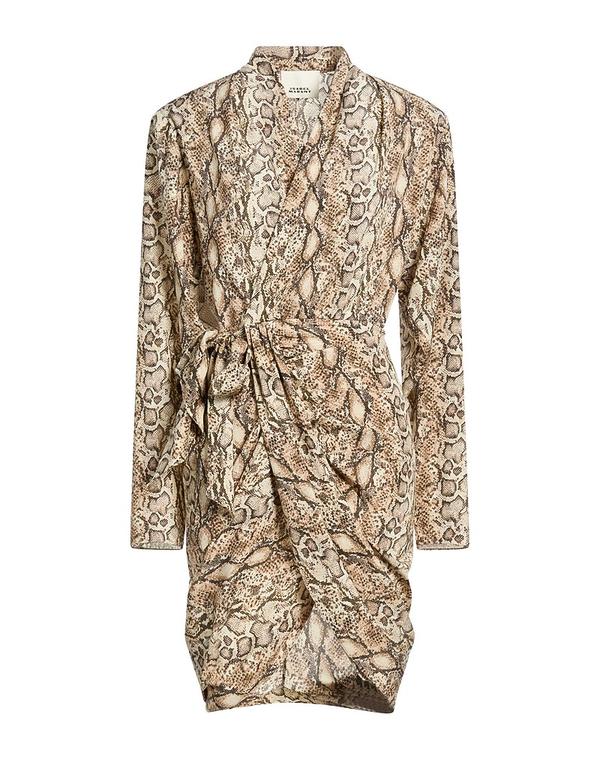 イザベル マラン レディース ドレス ISABEL MARANT ラップドレス Beige ベージュ｜ReVida 店